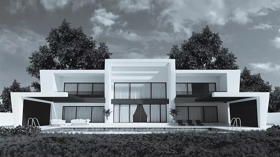 Single House 3D Architectural Visualization