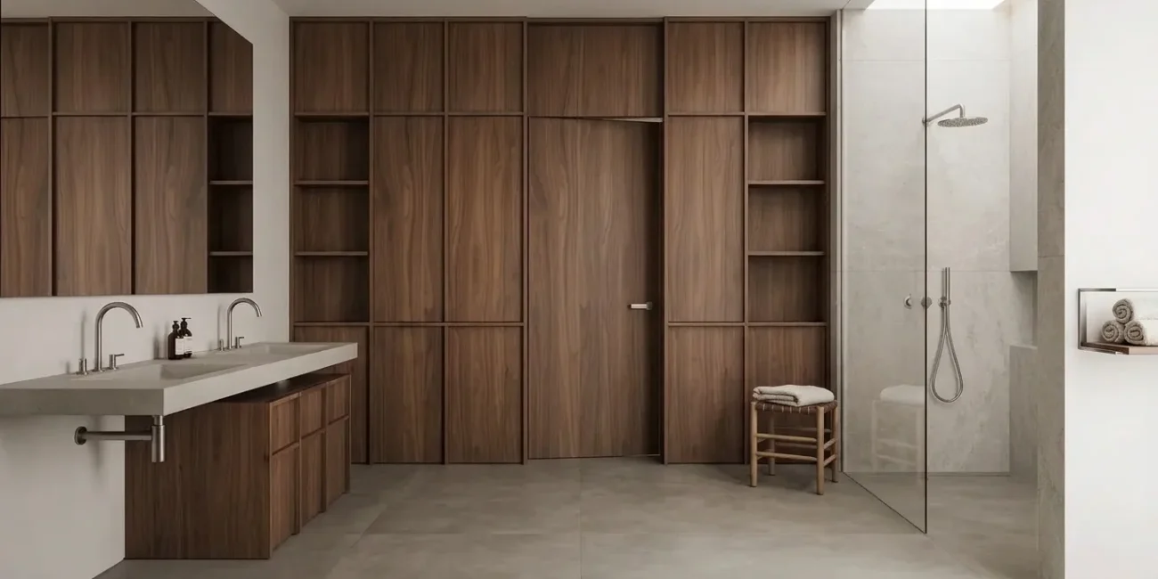 Bathroom Design - Akrotiri Villa - ARENCOS Architects