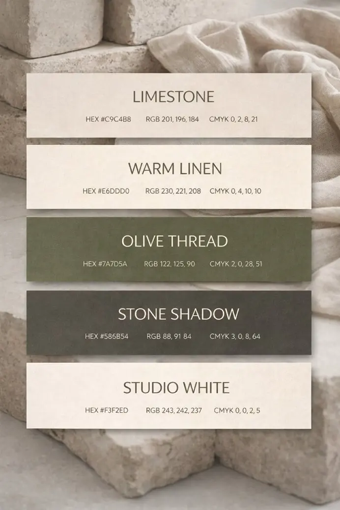 Biophilic Villa Colour Palette