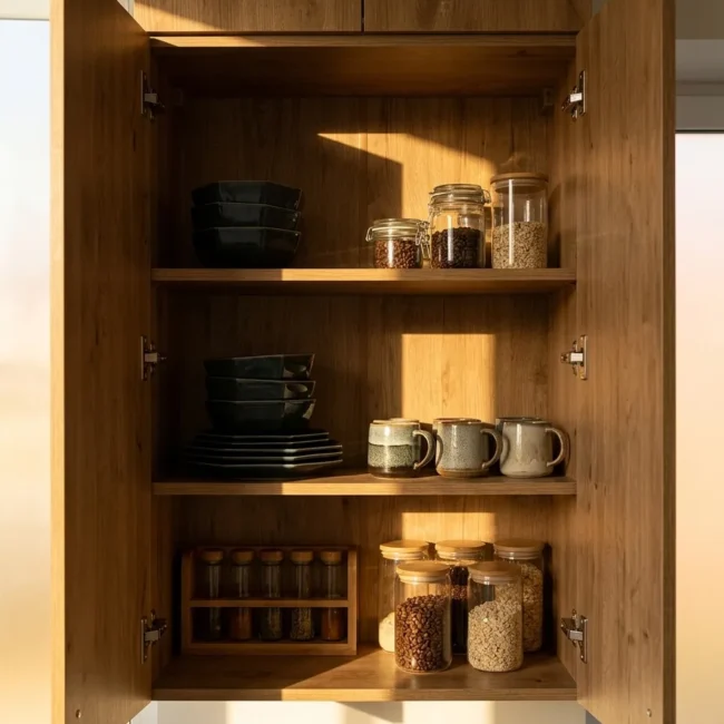 Cabinet Close Up View - Chania Apartment Renovation