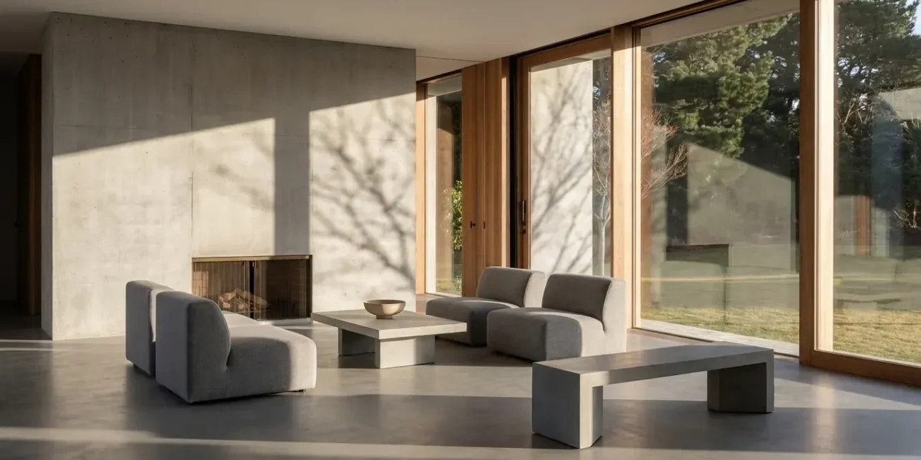 Apokoronas Biophilic Villa - Living Room Details