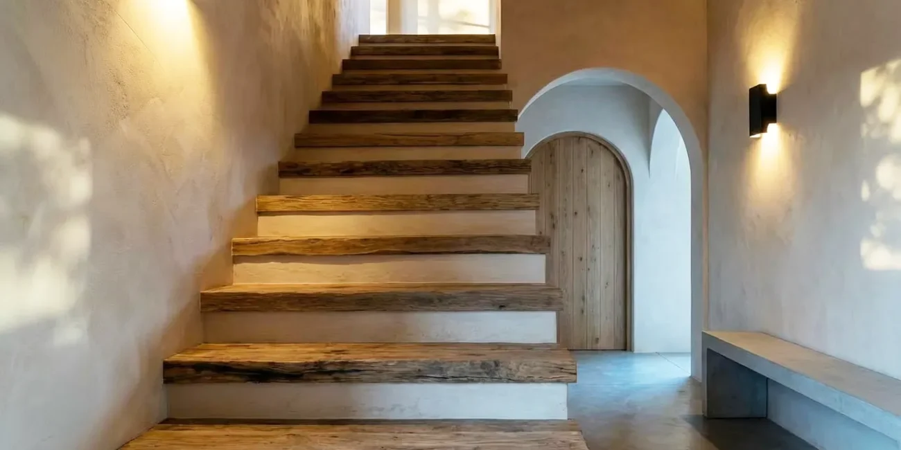 Interior Staircase Transformation - Tsivaras Residential House