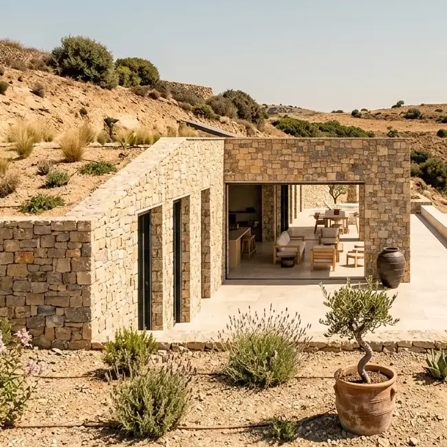 Stone Residence in Apokoronas, Chania