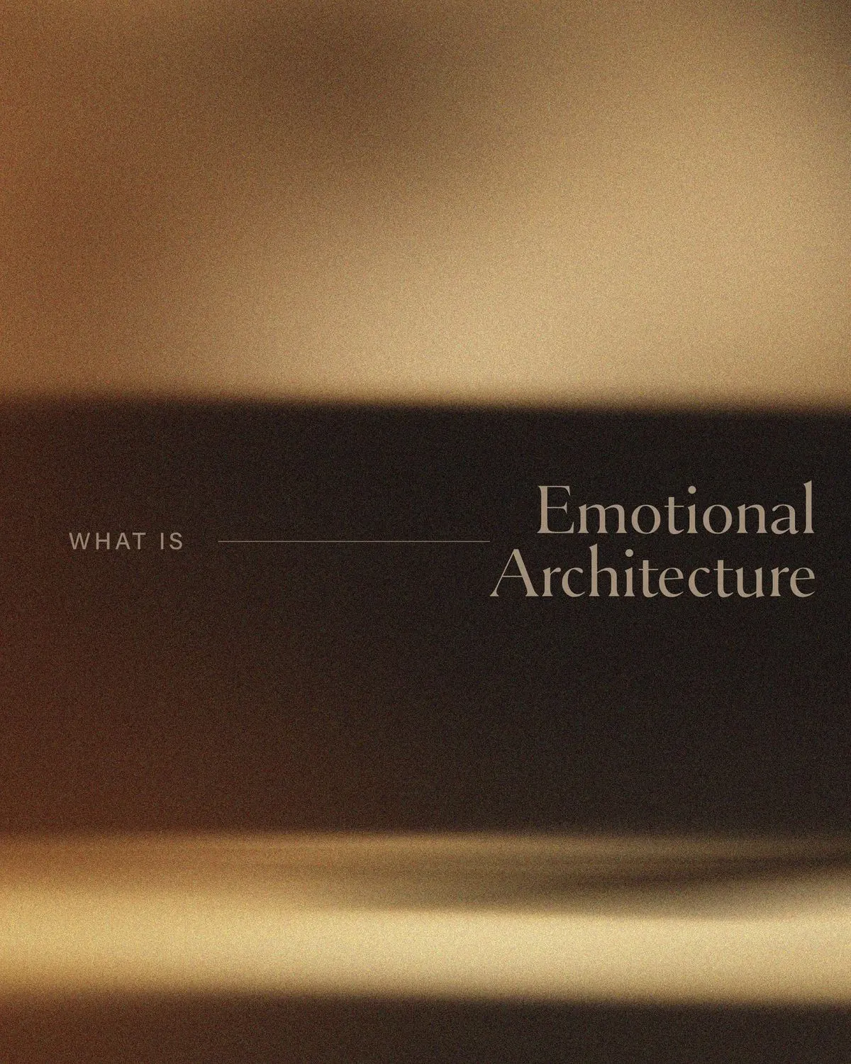 Emotional Architecture - ARENCOS