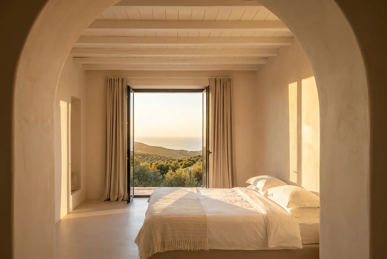 Bedroom Area - Chania Renovation Project