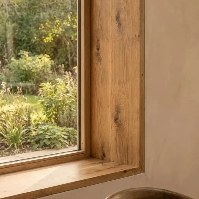 Window Frame Close-Up