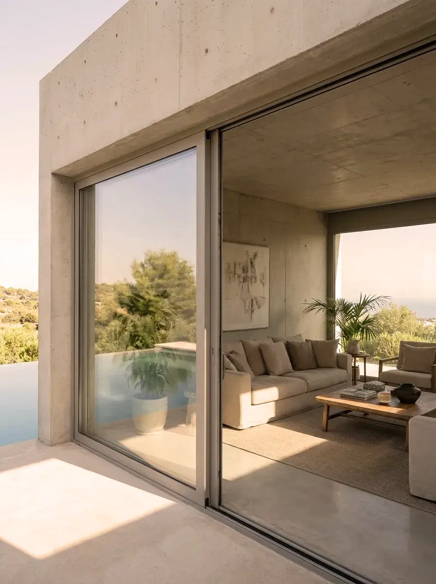 Living Room Views - Emerald Grid by ARENCOS Architects