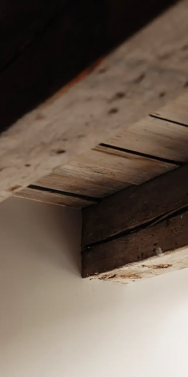 Low Energy House Wooden Beams -ARENCOS