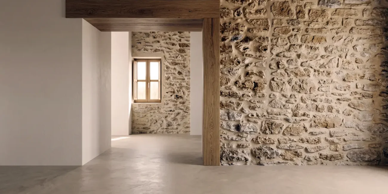 Upper Floor Bedroom Detail - ARENCOS Chania Architects