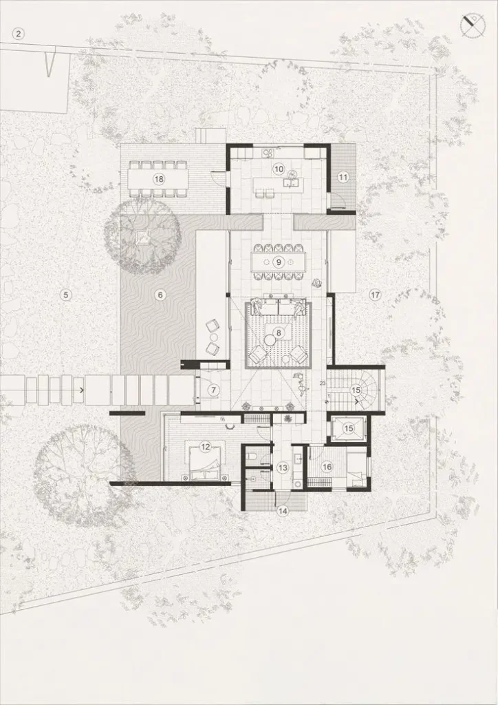 ARENCOS Architectural Sketch - Background Image