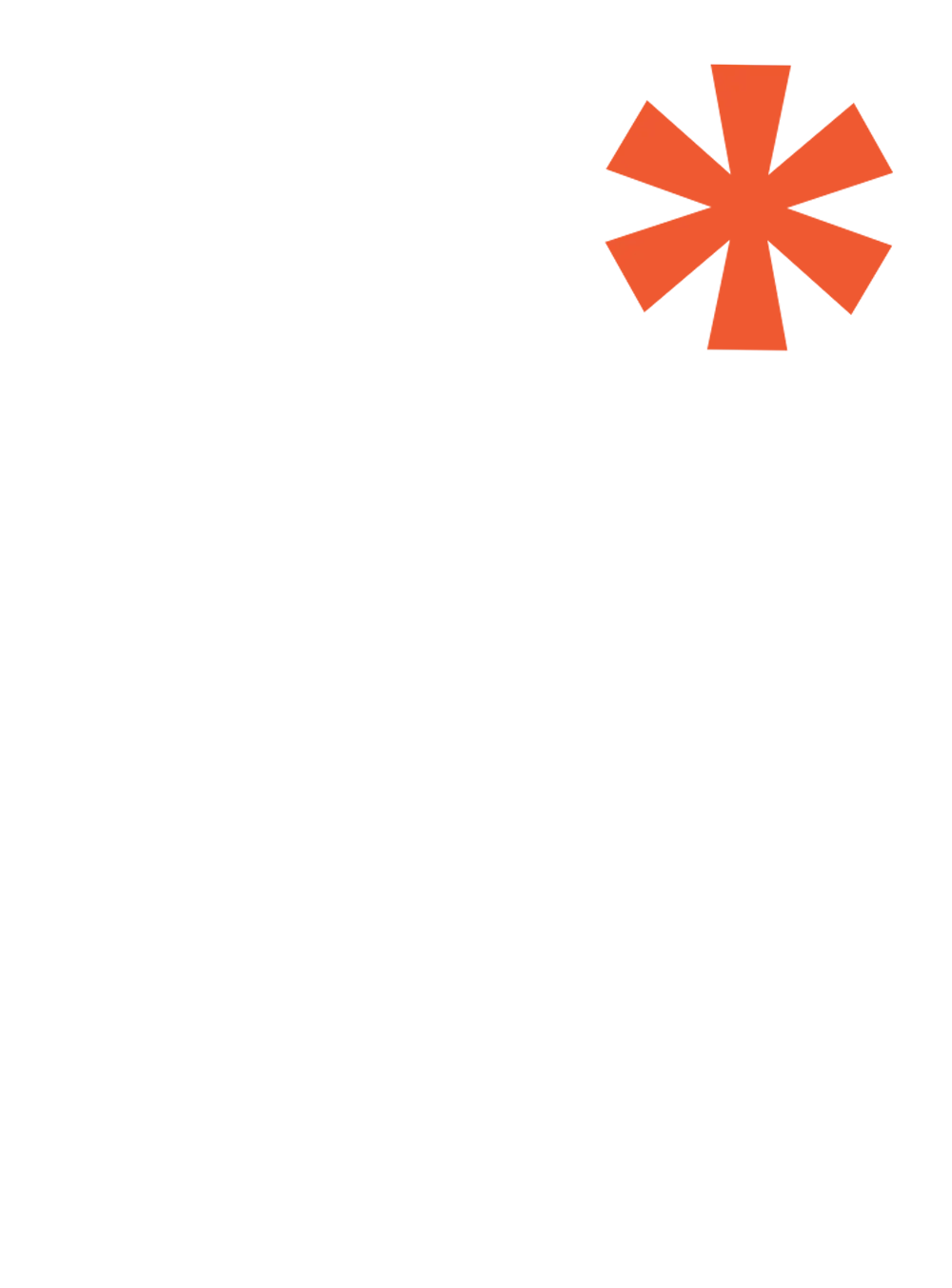 Asterisk Hover Effect